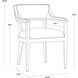 Brylea Brown / Shalimar Tobacco Leather Dining Armchair