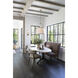 Clarke 4 Light 24.5 inch Lacquered Dark Brass Chandelier Ceiling Light in Lacquered Dark Brass with Off White