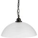 Classic Dome 1 Light 15 inch Antique Bronze Pendant Ceiling Light