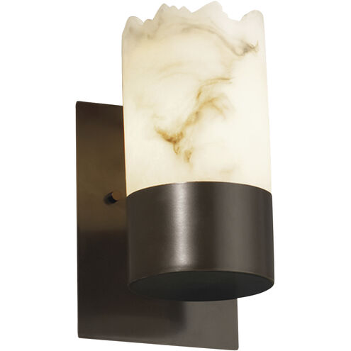 LumenAria LED 5 inch Dark Bronze Wall Sconce Wall Light in 700 Lm LED, Cylinder with Flat Rim, Dakota