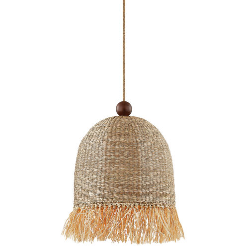Sheri 1 Light 15.75 inch Aged Brass Pendant Ceiling Light