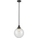 Franklin Restoration Beacon 1 Light 10 inch Oil Rubbed Bronze Mini Pendant Ceiling Light in Incandescent, Seedy, Franklin Restoration