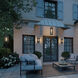 Calen 1 Light 14 inch Textured Black Outdoor Wall Light