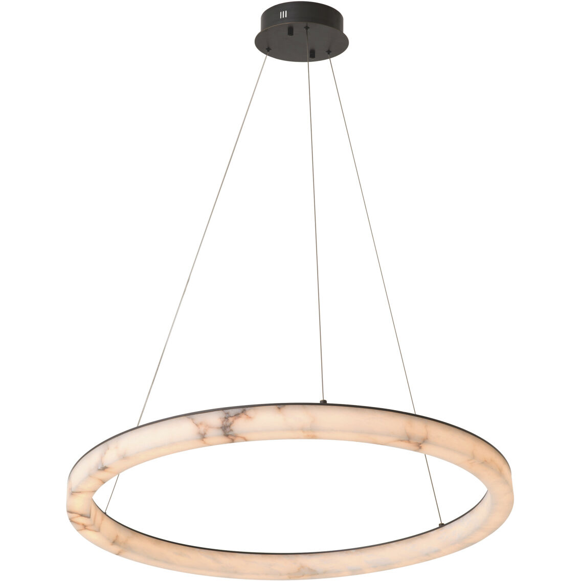 Sankt Gallen 39.37 inch Alabaster with Bronze Highlight Chandelier Ceiling Light, Large