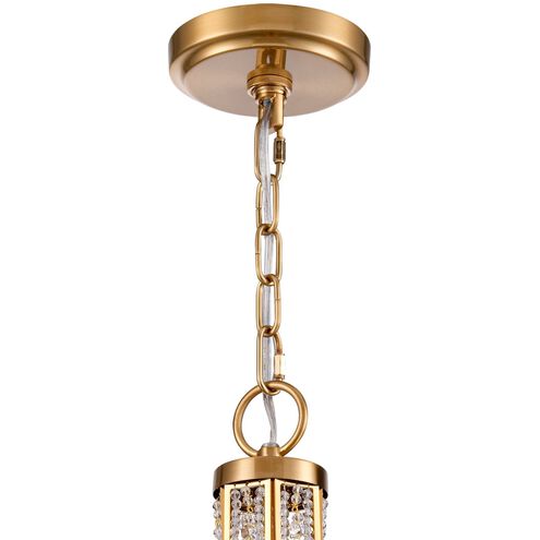 Anastasia 6 Light 23 inch Lacquered Gold Chandelier Ceiling Light