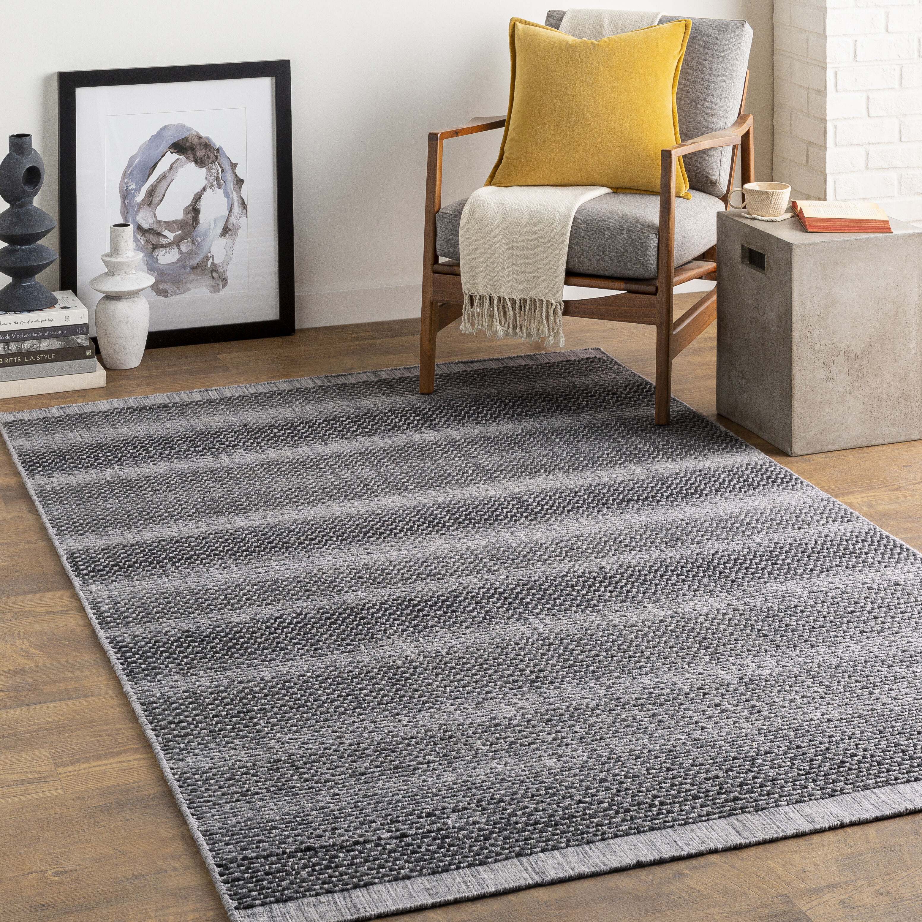 Sycamore 144 X 108 inch Medium Grey Rug, Rectangle