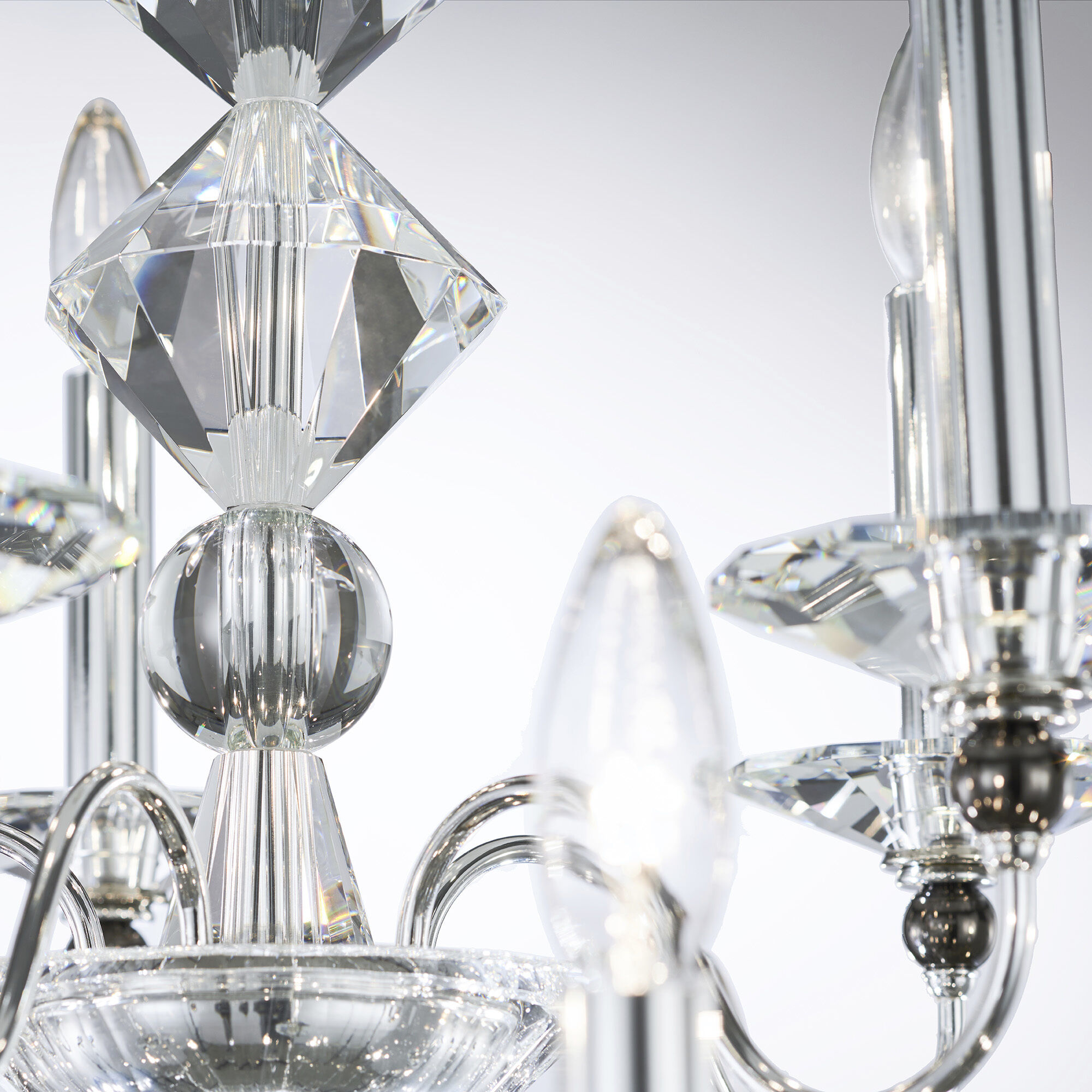 Jasmine 20 Light 36 inch Polished Silver Chandelier Ceiling Light