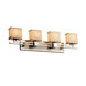 Textile LED 36 inch Brushed Nickel Bath Bar Wall Light
