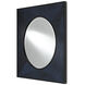 Kallista 36 X 36 inch Dark Sapphire/Caviar Black/Mirror Wall Mirror