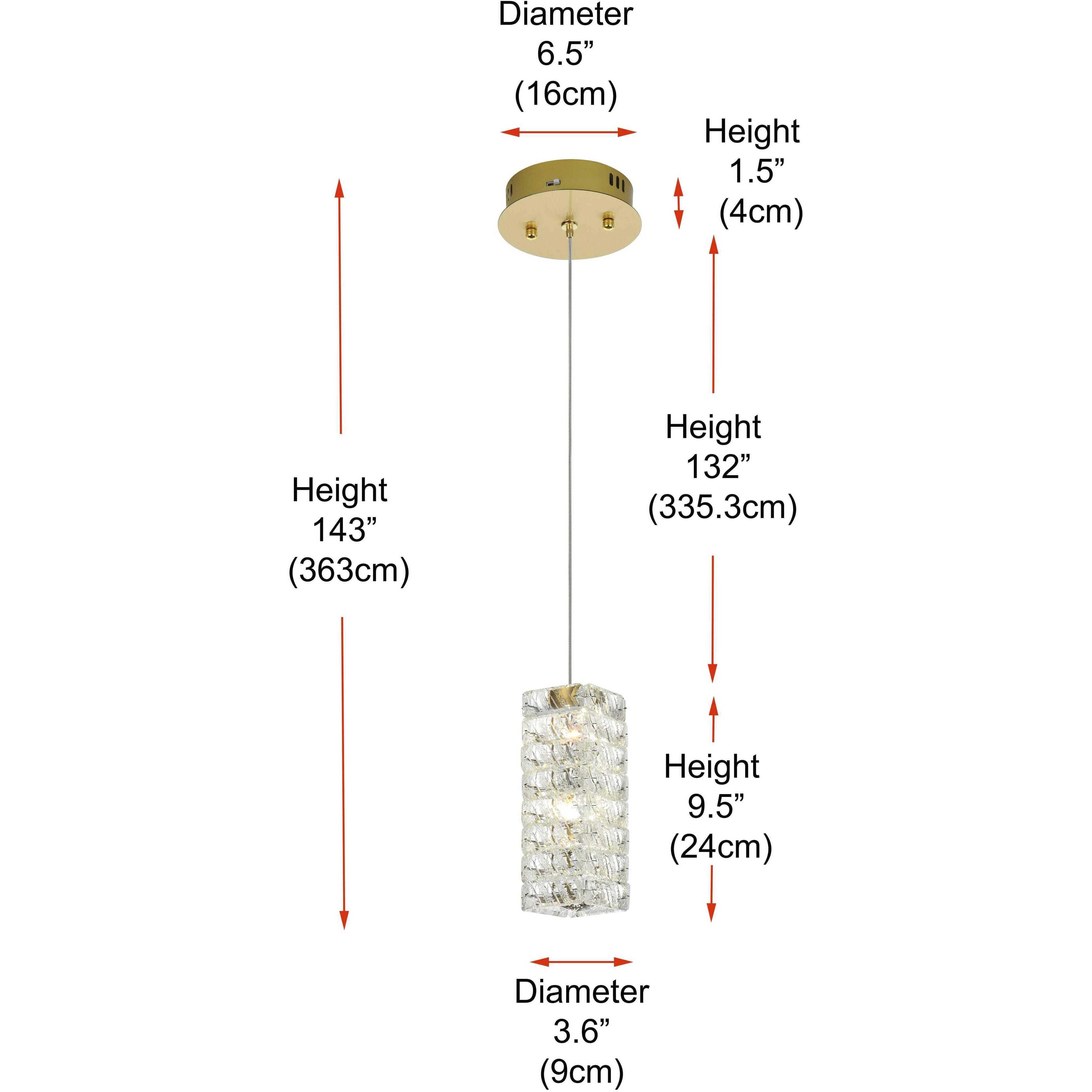 Aston 1 Light 6.5 inch Satin Gold Pendant Ceiling Light