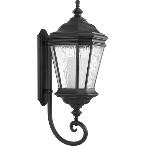 Crawford 1 Light 33 inch Black Outdoor Wall Lantern, Extra Large, Design Series