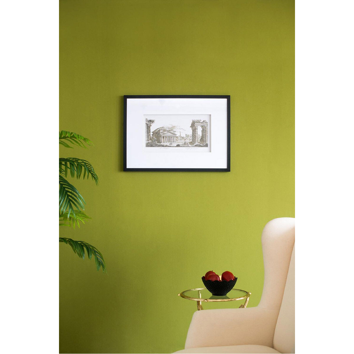 Smithsonian Black and Beige and Black Wall Art, The Pantheon Temple of Concord