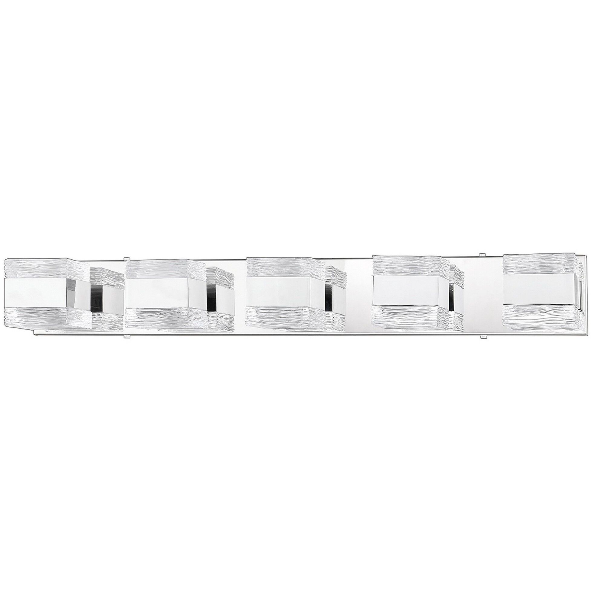 Cubix 10 Light 35 inch Chrome Vanity Light Wall Light