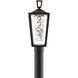 Manchester LED 17.62 inch Black Outdoor Post Light in 3000K, dweLED