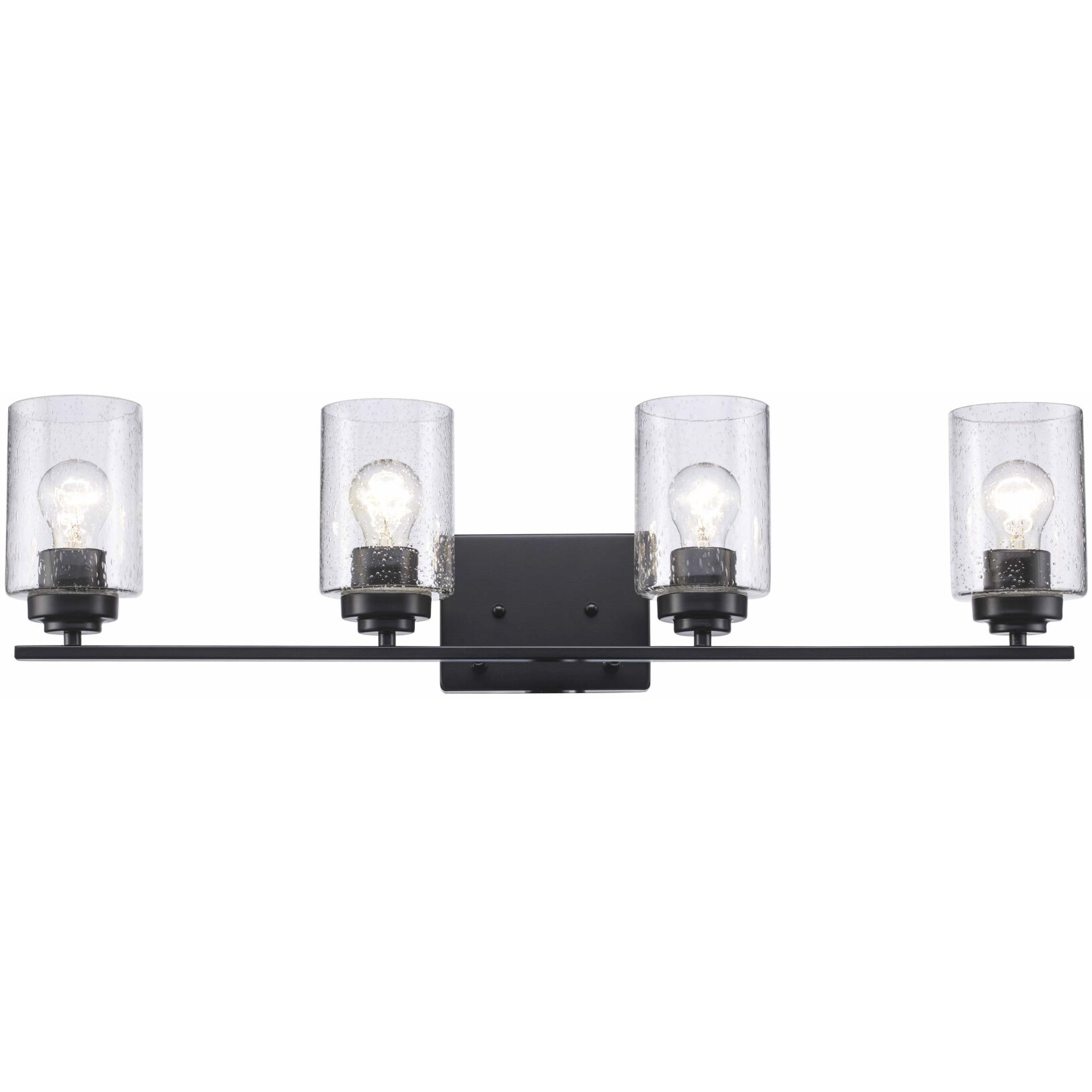 Mod Pod 4 Light 31 inch Black Vanity Light Wall Light