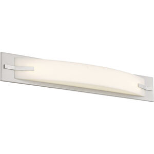 Bow LED 31 inch Brushed Nickel Vanity Light Wall Light
