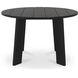 Delta 47 X 47 inch Black Outdoor Dining Table, Round