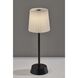 Bobby 14 inch 1.50 watt Black LED Cordless Table Lamp Portable Light
