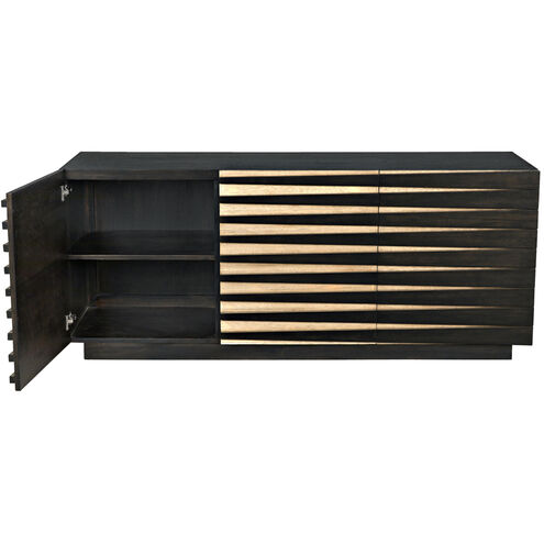 Tyson 72 X 22 inch Ebony Walnut Sideboard