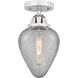 Nouveau 2 Geneseo LED 7 inch Polished Chrome Semi-Flush Mount Ceiling Light