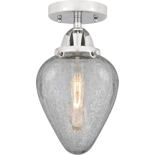 Nouveau 2 Geneseo 1 Light 7 inch Polished Chrome Semi-Flush Mount Ceiling Light