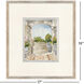 Garden Retreat I Green and Brown and Pink and White Framed Art, The Studio