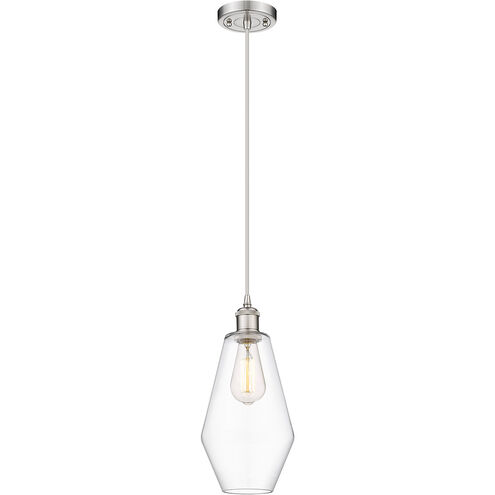 Ballston Cindyrella LED 7 inch Brushed Satin Nickel Mini Pendant Ceiling Light