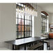 Beau 17 Light 42 inch Rubbed Brass Linear Chandelier Ceiling Light