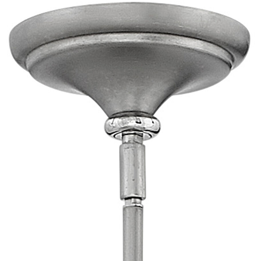 Academy 1 Light 6.5 inch English Nickel with Polished Nickel Indoor Pendant Ceiling Light