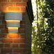 Ambiance Terrace 1 Light 14 inch Carrara Marble Outdoor Wall Sconce in Incandescent, Large