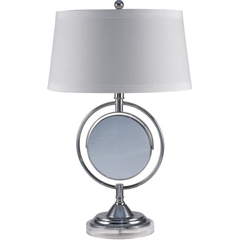 Springdale 25 inch 100.00 watt Chrome Table Lamp Portable Light