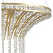 Fantania 6 Light 24 inch Champagne Gold Chandelier Ceiling Light