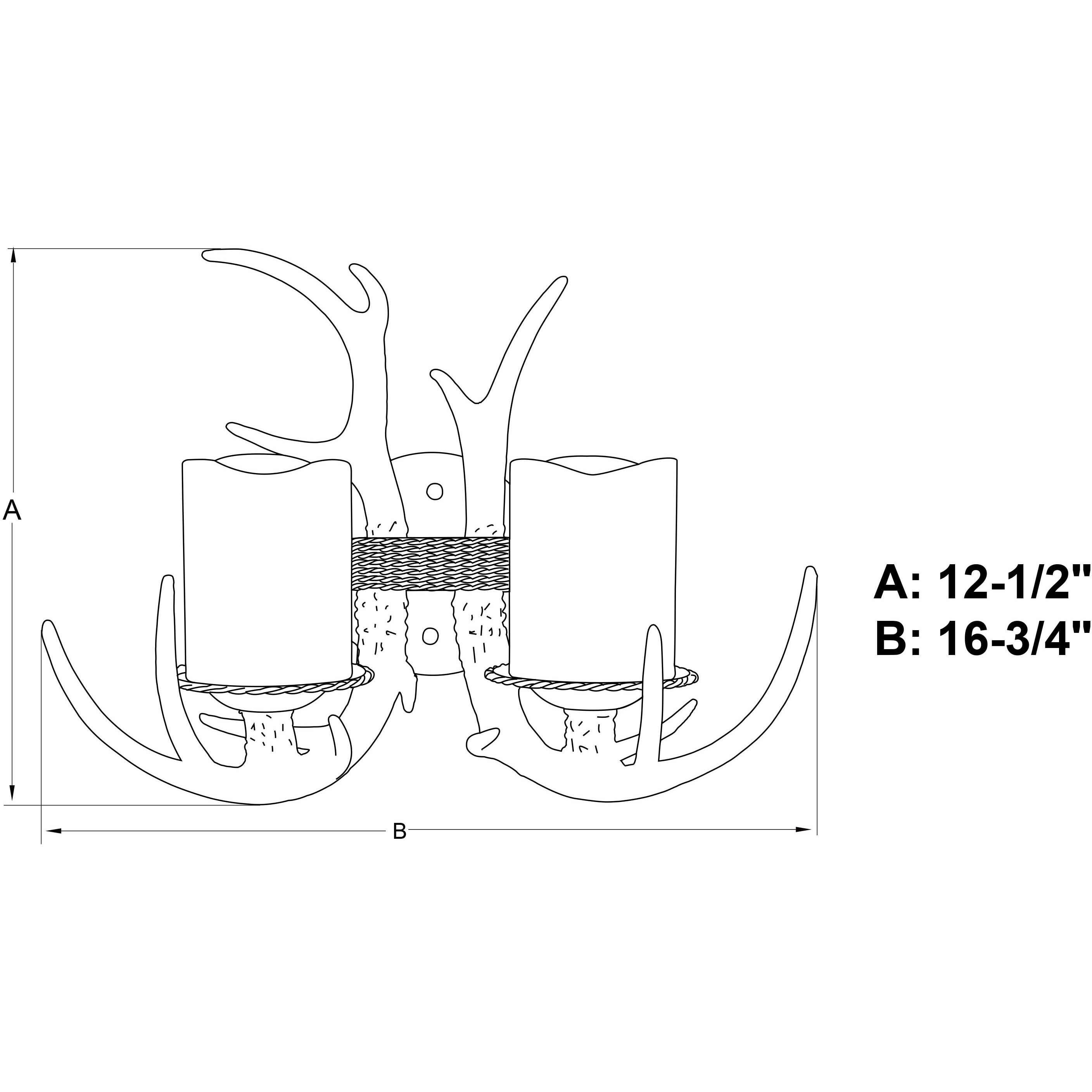 Yoho LED 16.75 inch Black Walnut Wall Light