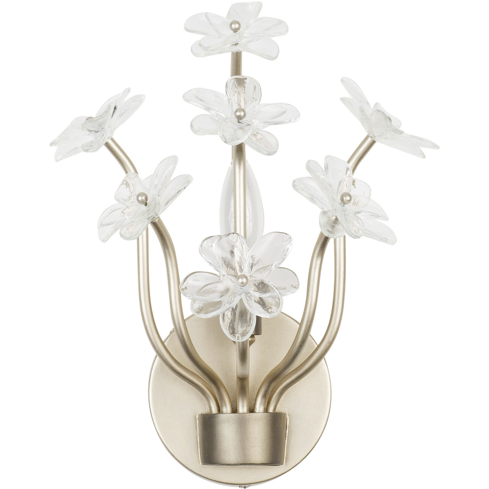 Wildflower 1 Light 10 inch Gold Dust/Artifact Wall Sconce Wall Light, Smithsonian Collaboration