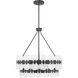 Bancroft 5 Light 24 inch Matte Black Chandelier Ceiling Light