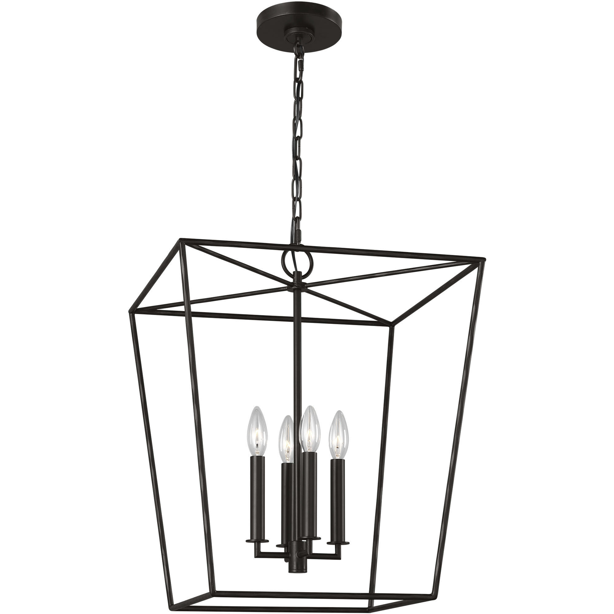 ED Ellen DeGeneres Viota 4 Light 18 inch Aged Iron Pendant Ceiling Light