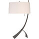 Stasis 28.3 inch 150 watt Oil Rubbed Bronze Table Lamp Portable Light in Flax