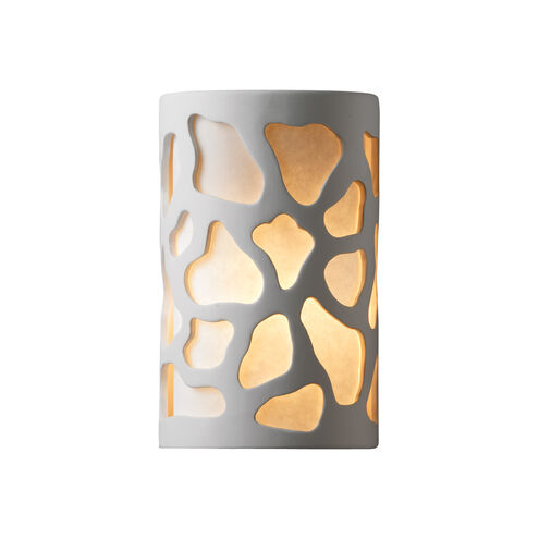 Ambiance 1 Light 7.75 inch Vanilla Gloss ADA Wall Sconce Wall Light