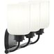 Reines 3 Light 22.75 inch Matte Black Bath Vanity Wall Light