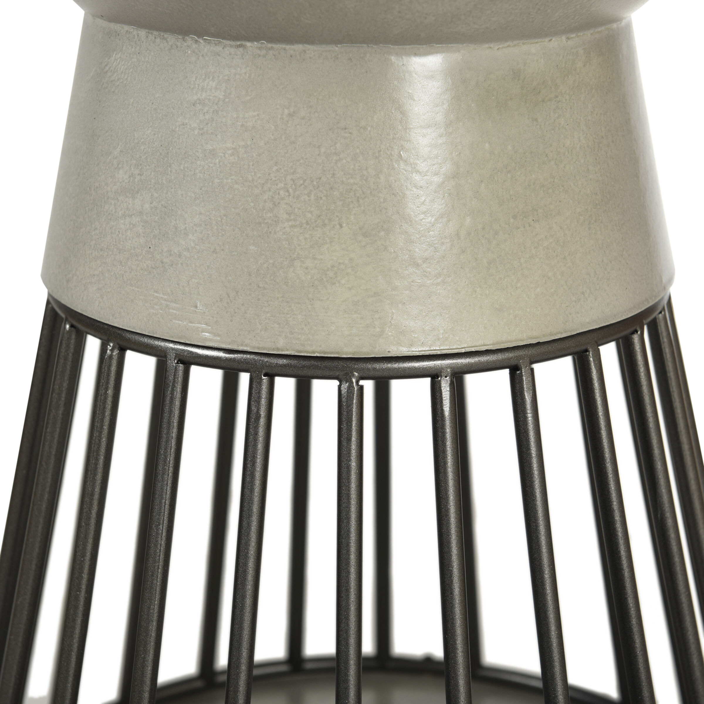 Conner 27 X 14 inch Cement Gray Side Table