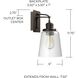 Fallon 1 Light 6 inch Burnished Bronze Sconce Wall Light