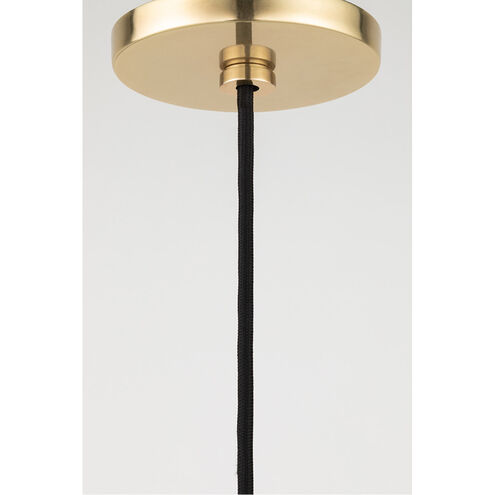 Dani LED 14 inch Aged Brass Pendant Ceiling Light