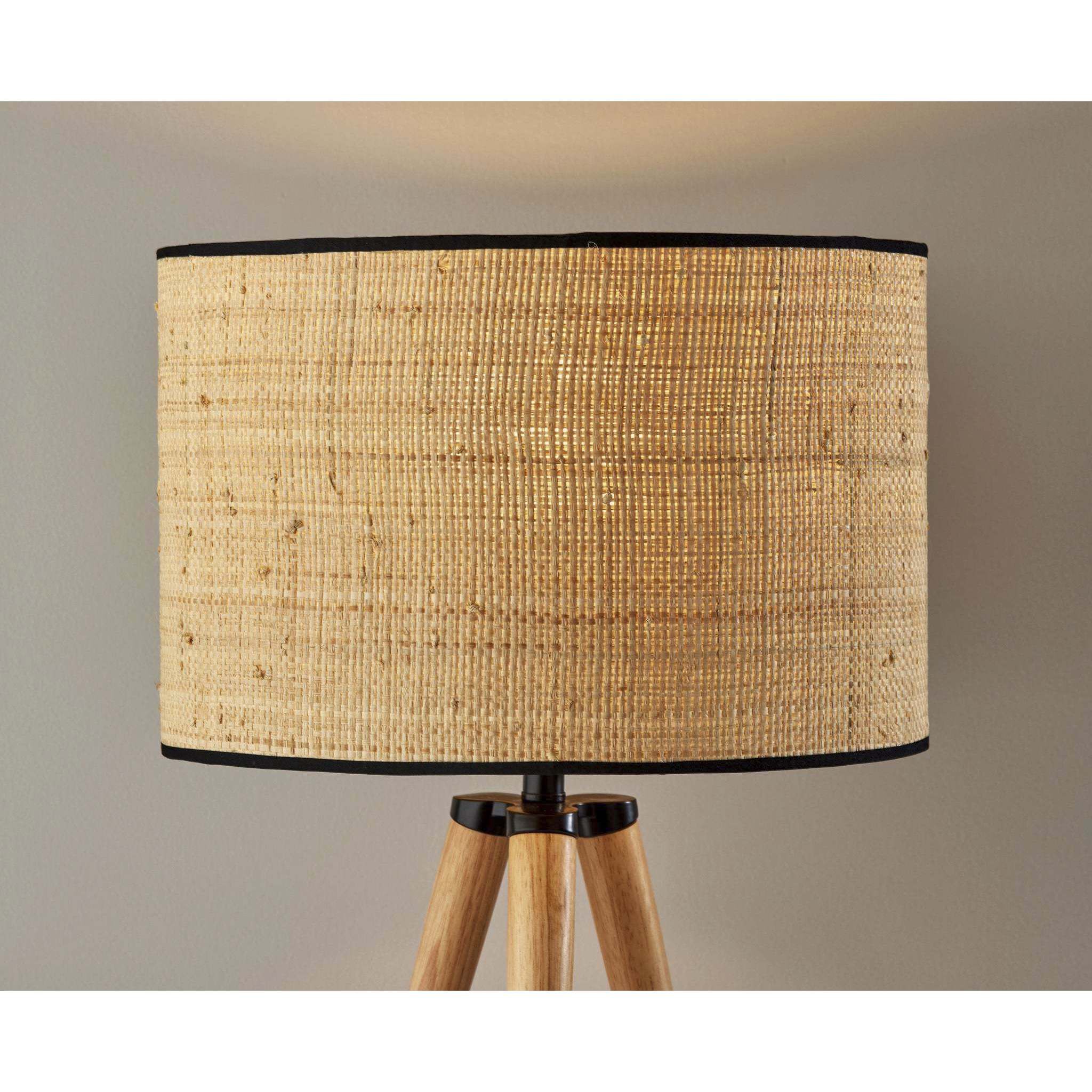 Jackson 26.25 inch 100.00 watt Natural Wood with Black Accents Table Lamp Portable Light