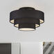 Bainbridge 4 Light 21 inch Black Semi Flush Mount Ceiling Light, Extra Large