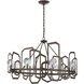Gatsby 8 Light 45.3 inch Bronze Chandelier Ceiling Light