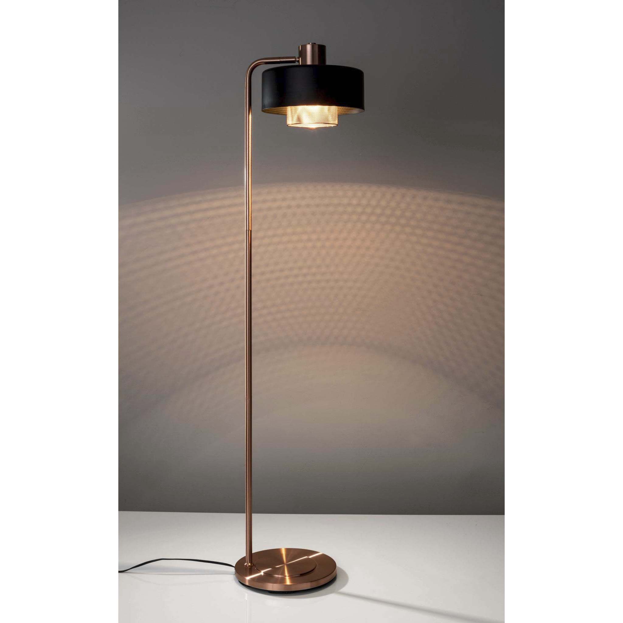 Black and copper floor lamp shop