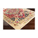 Dolores 36 X 24 inch Khaki/Dark Red/Wheat/Tan/Navy/Aqua/Medium Gray Rugs, Rectangle