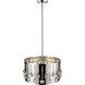 Oberon 4 Light 17 inch Chrome Pendant Ceiling Light