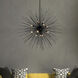 Savannah 14 Light 40 inch Black Chandelier Ceiling Light