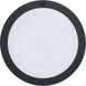 Glamour LED 9.84 inch Black Flush Mount Ceiling Light